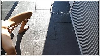 New Pissing Pee Game Extra Small Tiny Milf House Wash Outside Shutters
