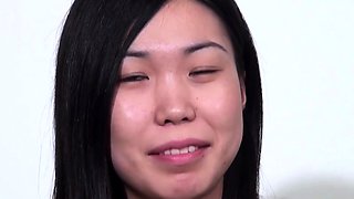 Asian Teen Nicoline Gets Double Teamed in Her First