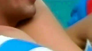 Beautiful, Sweet and Also Very Slutty Takes 2 Cocks in the Pool