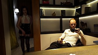 Fucking my hot secretary in the office