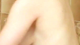 Glass Sex Addicts Scene-1_sexy Slim Brunette Babe Inserts a Long Glass Dildo