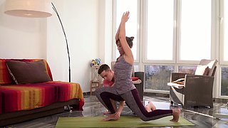 mom extreme rough fucked by her yoga instructor