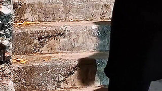 Hot MILF Licking My Ass Outdoor in Public Rimmjob