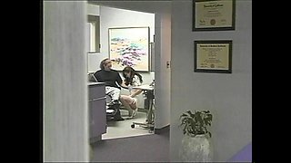 The Sexy Brunette Secretary Gets Fucked in the Office by Two Big and Hard Cocks Full Movie in HD