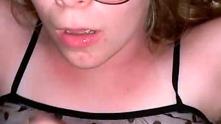College girl Lina gets her first facial