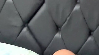 Wife Masturbates Husband to Get Cum in Her Ass.