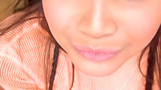 Teen asian brunete Brenna Sparks POV no hands bj aum swallow