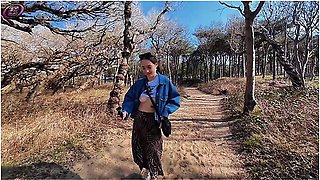 Squirting On The Beach With My Lush