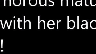 Masturbation with a Big Black Dildo