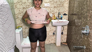 Banana in Pooja's pussy