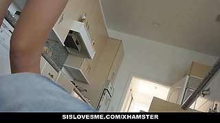 Sislovesme - young caught sucking her brothers dong