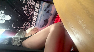 Giantess Gets Watched Morning Masturbating by Tiny Man