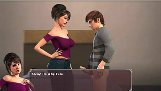 Lust epidemic galley 5-8 : cuckold, shower, lesbian, kissing