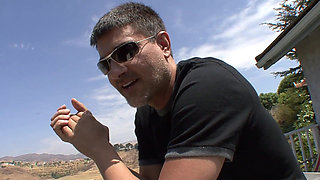 Threesome fucking with two hot teens