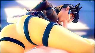 Rave-style love in 3D animated ecstasy