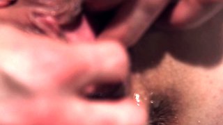 Brunette hardcore masturbation with dildo