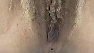 Peeing on the Toilet - Wet Pussy Play