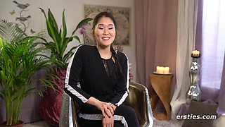 Ersties - Sicilia's Sexual Fantasy - Amateur Blonde Explores Her Dominant Side with Friends (Ep 1 of 3)