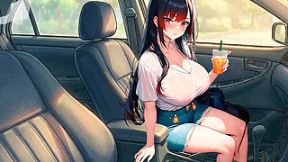 Spanish JOI. Drive (in a game) with one hand and with the other.