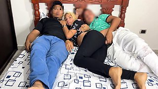 Movie Night with My Friend and His Girlfriend Who Turns Me