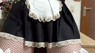 Hot Maid: Naughty Solo Masturbation Cosplay