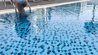 A Cute Indian Boy Meet Me in the Pool and Bring Me to His Room for Fucking My Pussy