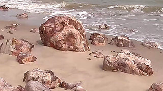 Wild Sex in with Dreadhot on the Most Paradisiacal Beach in Brazil