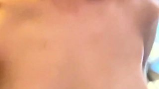 Big boobs milf masturbates with her dildo