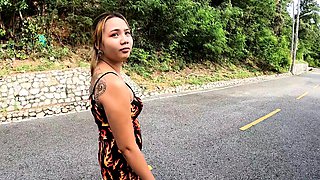 Thai GF with a big booty fucked hard