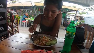 Thai teen fucked after the date