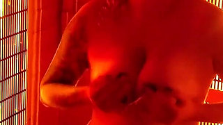 A Stranger Catches Me Masturbating in a Public Sauna and Joins in with His Huge Cock.