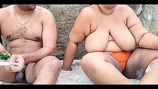 Nudist Beach, I'm Showing Myself off to Everyone