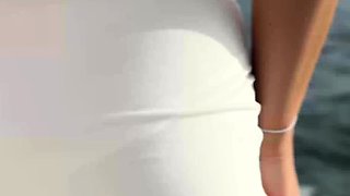 Sexy Babe Swallows Big Cock