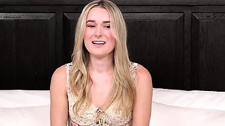 Skinny Blonde Teen Anal amp Vaginal Toys DP