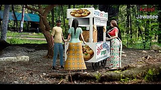 Desi Panipuri Guy Rough Fucks Young Girl Outdoor in Jungle - Hindi Dirty Talk