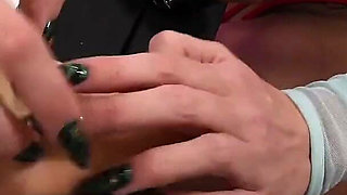Mistress Envy's Sharp Nails Vs Slave Mila's Trapped Feet