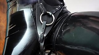 LATEXnCHILL - How horny do BIG COCKS and SHINY BOOTS make