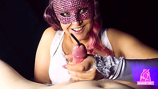 Ice Tease and Urethral Sounding Rod make him Cum Hard