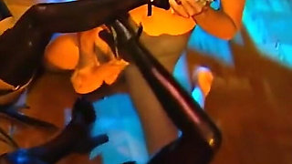 Fetish Threesome for Two Whores in Latex and a Hard Cock