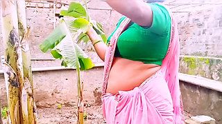 Village Aunty with Big Boobs Dirty Talks Owner While Fucking