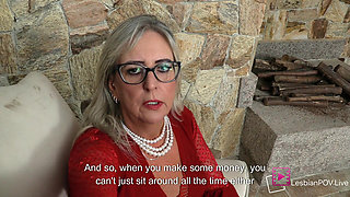 POV Ep. 54 MILF Aline and Natasha Alves - Disobedient Maid