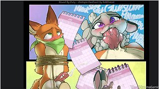Juddy Hopps Fucks Nick In Detention - Power Bottom And Car Toon
