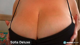 Amanda Milana Strips from Hot Clothes in Steamy Lesbian Tease