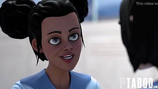 Lesbian Hentai Sex School Episode 8 - Penny's Break with April O'Neil and Kira Noir