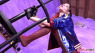 Stunning Mermaid in a Super Sexy Harley Quinn Cosplay Outfit