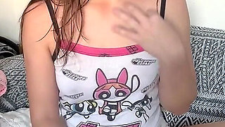 Blonde Big Ass Remembering the Party While Masturbating