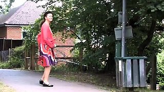 Tight ass amateur mature sucking and fucking outdoors