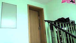 Foreign fucking in a threesome with a blonde and a Latina