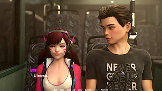 Overwatch XXX - Overwatch's Sex Addict D.va - D.va Route