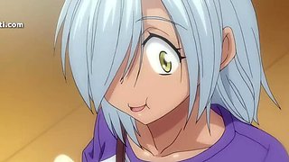 Anime Hentai Girlfriend Hardcore Sex - Blowjob, Doggystyle & Creampie with Big Natural Tits